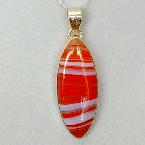 Jewelry - Sunshine Botswana Agate Pendent